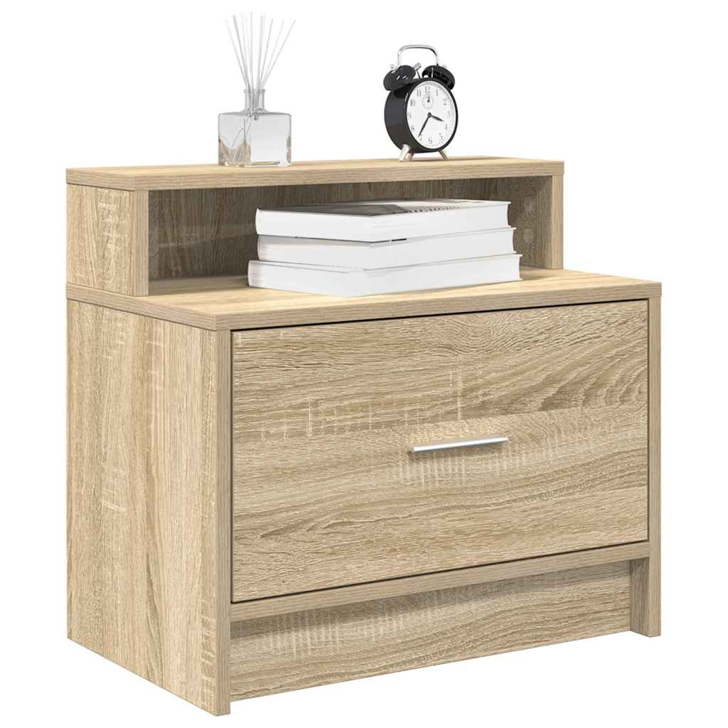 Κομοδίνο με συρτάρι Sonoma Δρυς 51x31x47 εκ.