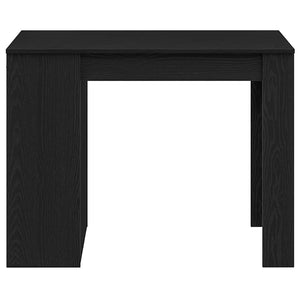 Γραφείο με Συρτάρι και Ράφι Μαύρη Δρυ 102x62x77,5 cm - Pakobazaar