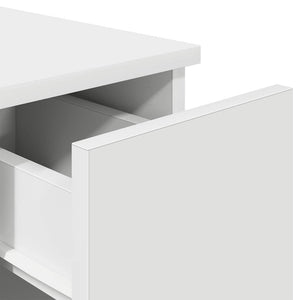 Κομοδίνο με συρτάρι Λευκό 20x36x60 cm