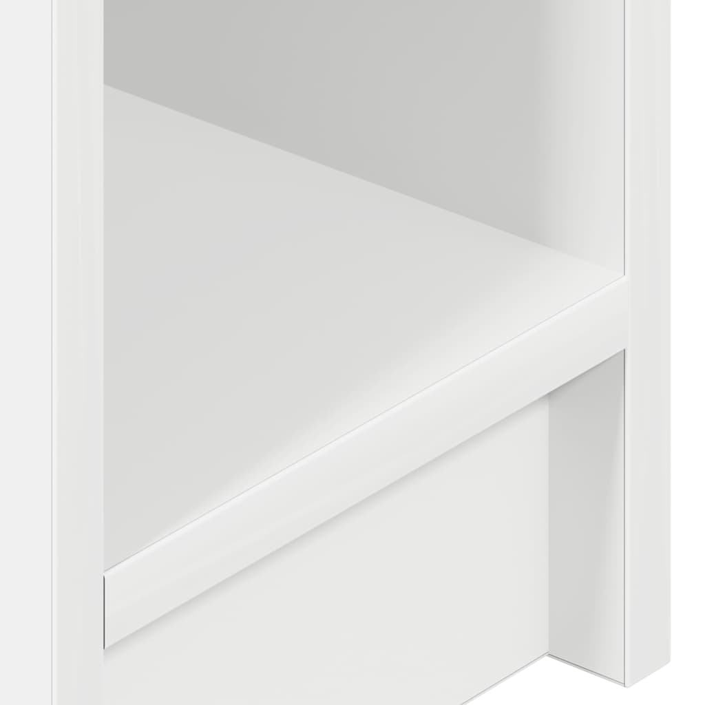 Κομοδίνο με συρτάρι Λευκό 20x36x60 cm