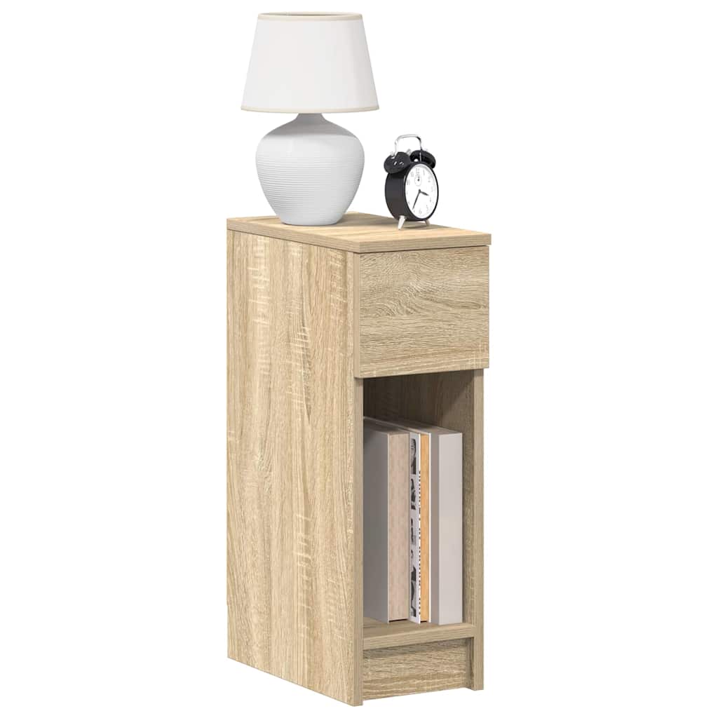 Κομοδίνο με συρτάρι Sonoma Δρυς 20x36x60 εκ. - Pakobazaar