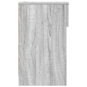 Κομοδίνο με συρτάρι Γκρι Sonoma 20x36x60 εκ.