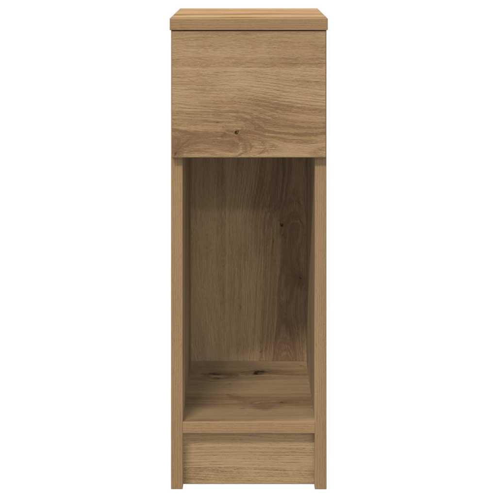 Κομοδίνο με συρτάρι Αρτισιανή Δρυς 20x36x60 εκ. - Pakobazaar