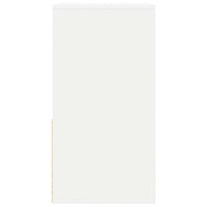 Κομοδίνα με συρτάρι 2 τεμάχια Λευκό 35x34x66,5 cm - Pakobazaar