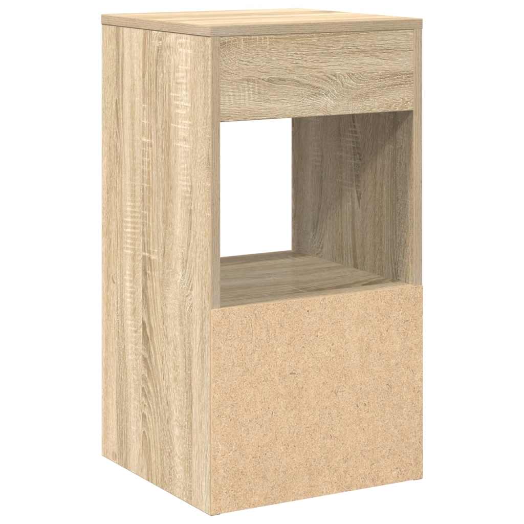 Κομοδίνο με συρτάρι Sonoma Δρυς 35x34x66,5 εκ.