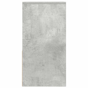Κομοδίνο με συρτάρι Γκρι Σκυροδέματος 35x34x66,5 εκ. - Pakobazaar