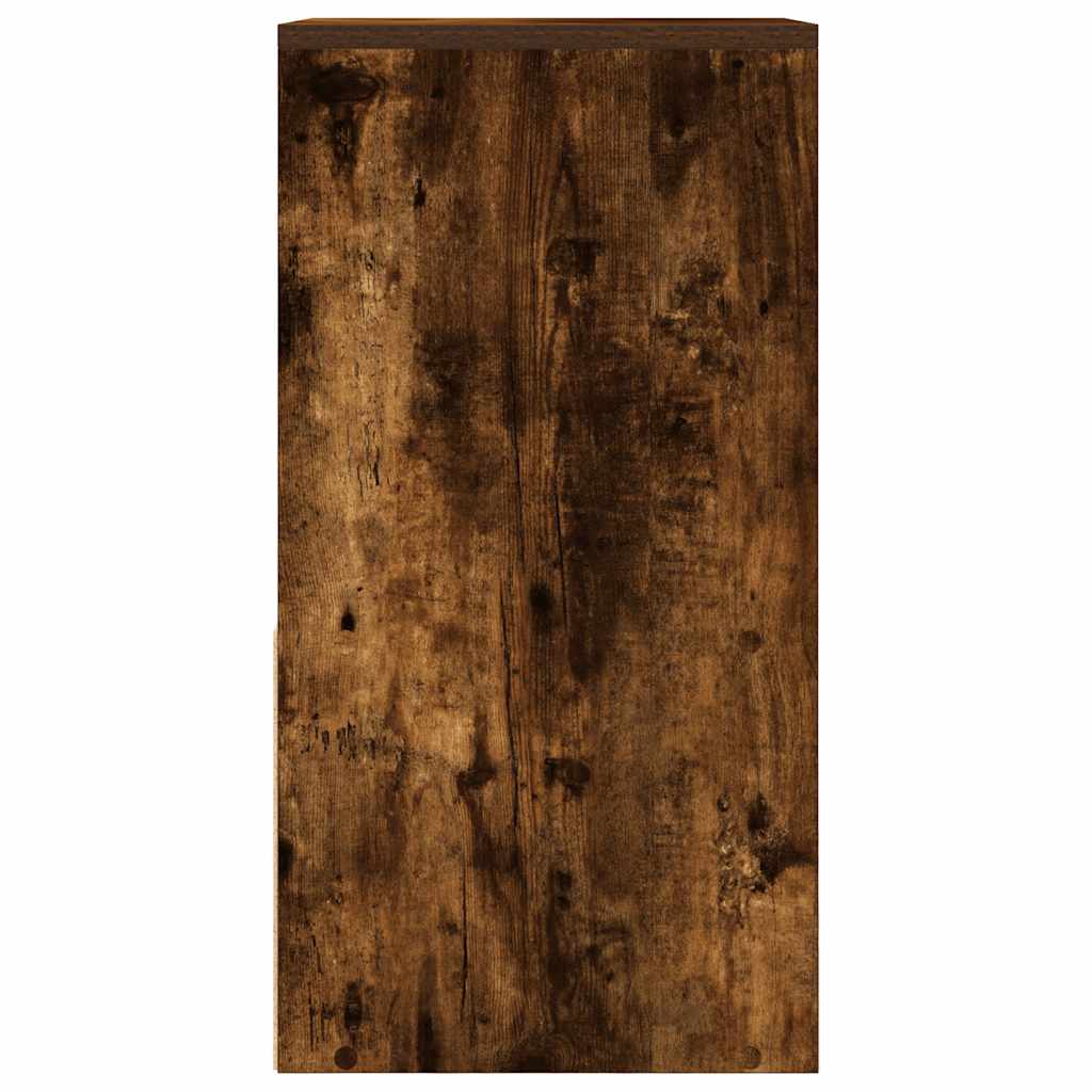 Κομοδίνο με συρτάρι Καπνιστή Δρυς 35x34x66,5 εκ.