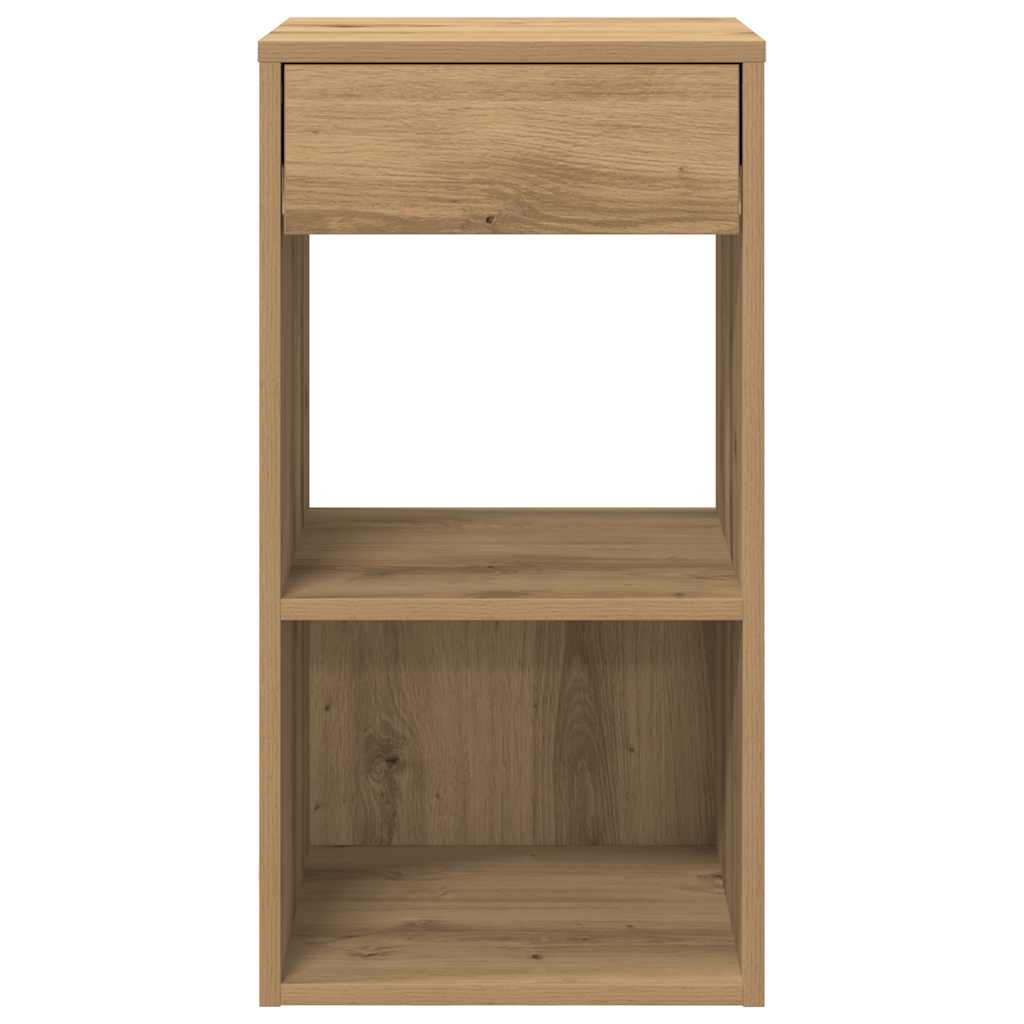 Κομοδίνο με συρτάρι Αρτισιανή Δρυς 35x34x66,5 εκ.