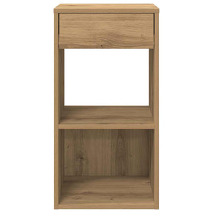 Κομοδίνο με συρτάρι Αρτισιανή Δρυς 35x34x66,5 εκ.