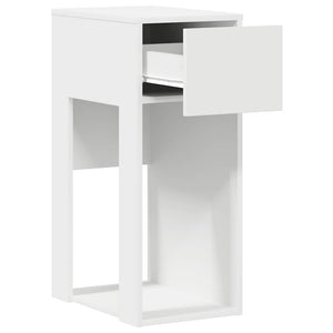 Πύργος υπολογιστή με συρτάρι Λευκό 30x44x74 cm