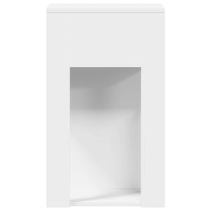 Πύργος υπολογιστή με συρτάρι Λευκό 30x44x74 cm
