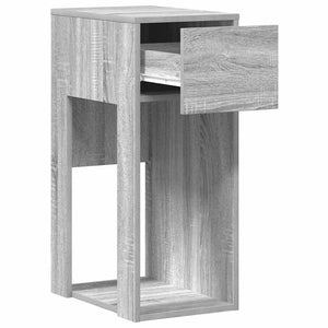 Βάση πύργου υπολογιστή με συρτάρι Γκρι Sonoma 30x44x74 εκ.