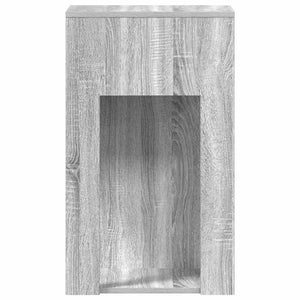 Βάση πύργου υπολογιστή με συρτάρι Γκρι Sonoma 30x44x74 εκ.