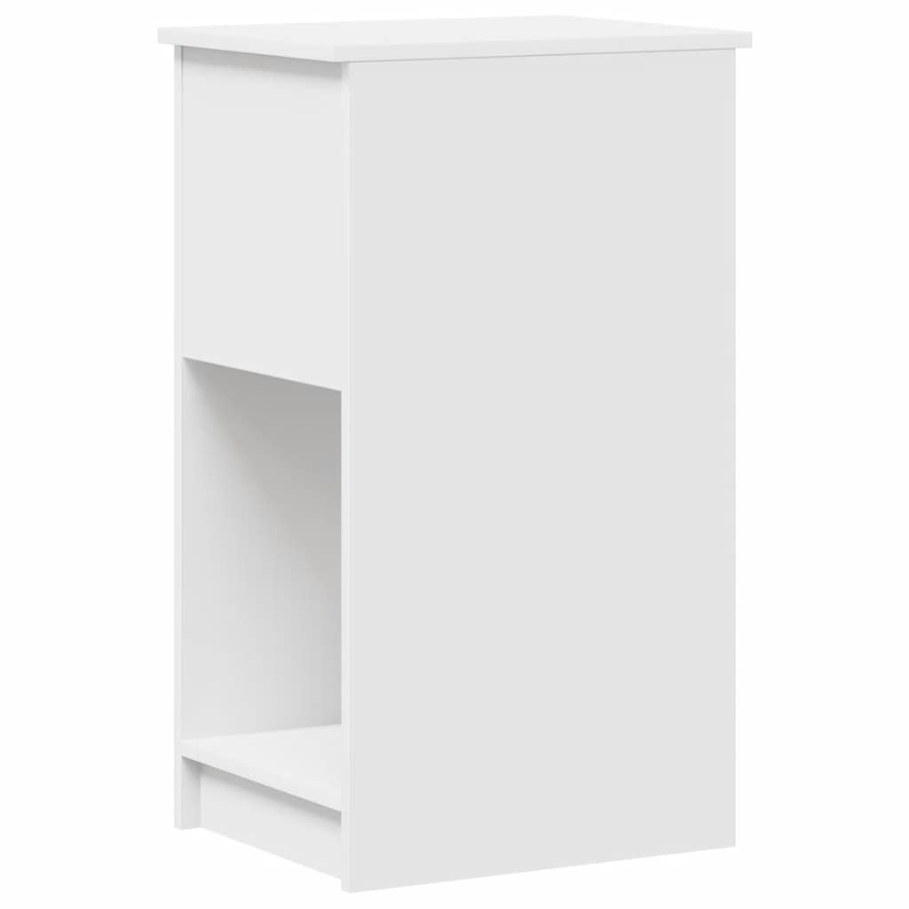 Πύργος υπολογιστή με συρτάρι Λευκό 35x45x77 cm