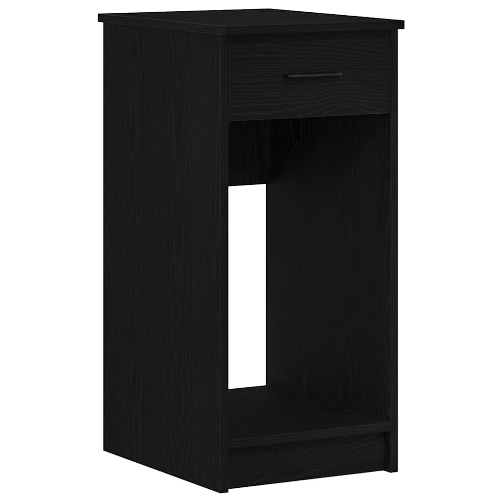 Πύργος υπολογιστή με συρτάρι Μαύρο 35x45x77 cm