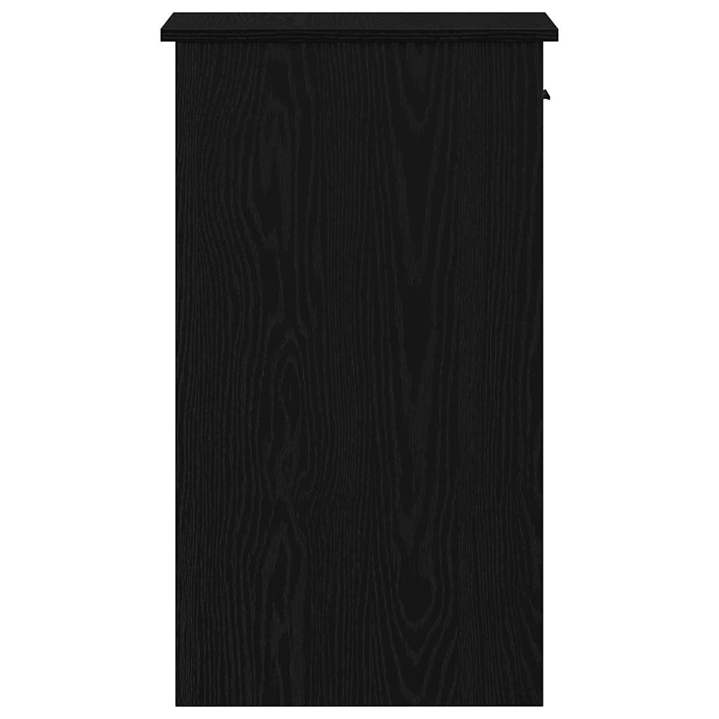 Πύργος υπολογιστή με συρτάρι Μαύρο 35x45x77 cm