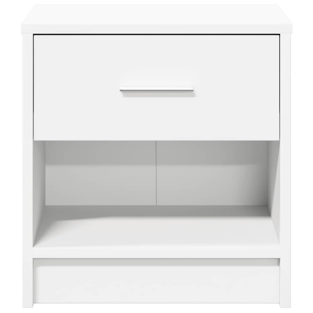 Κομοδίνο με Συρτάρι Λευκό 39 x 28 x 41 εκ. - Pakobazaar
