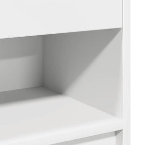 Κομοδίνο με Συρτάρι Λευκό 39 x 28 x 41 εκ. - Pakobazaar