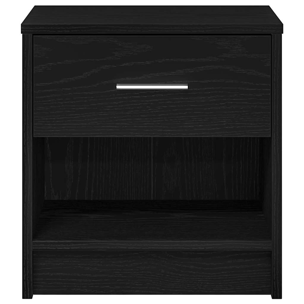 Κομοδίνο με Συρτάρι Μαύρο 39 x 28 x 41 εκ. - Pakobazaar