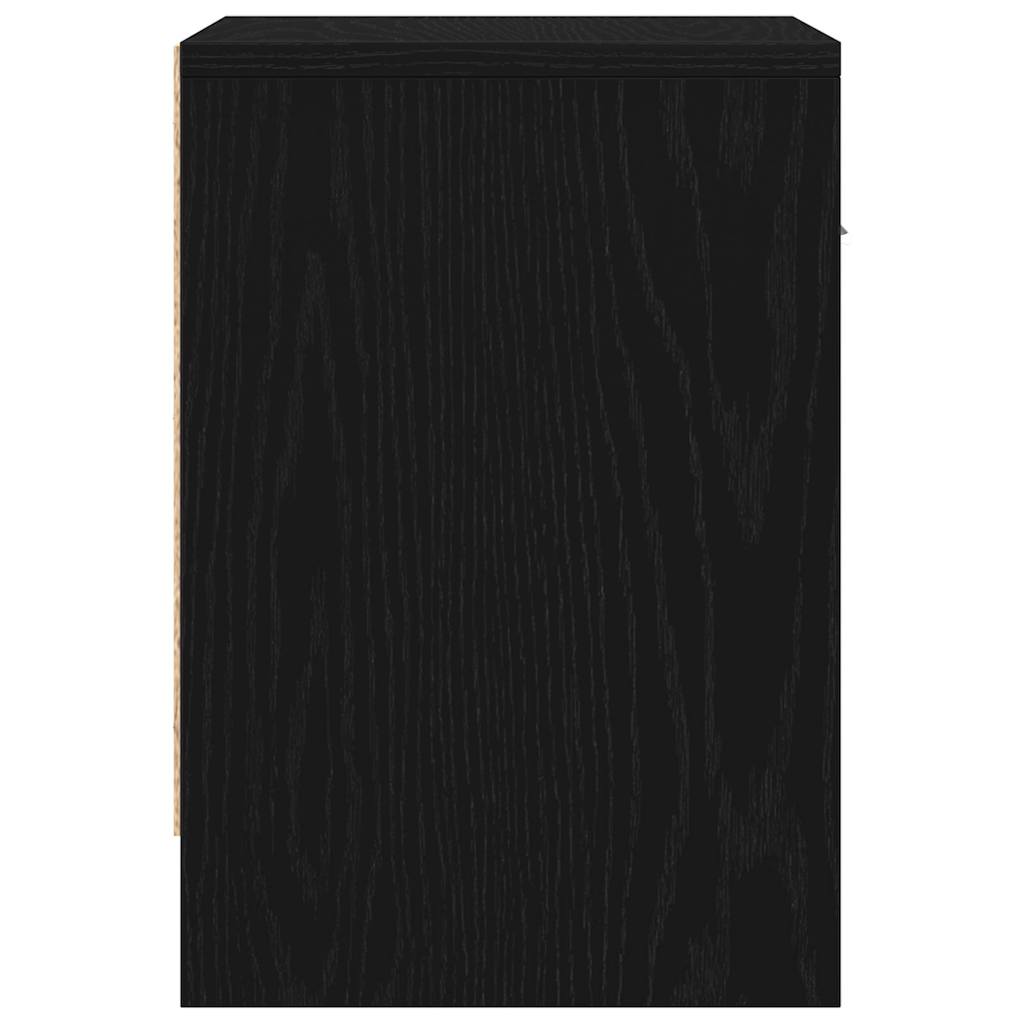 Κομοδίνο με Συρτάρι Μαύρο 39 x 28 x 41 εκ. - Pakobazaar