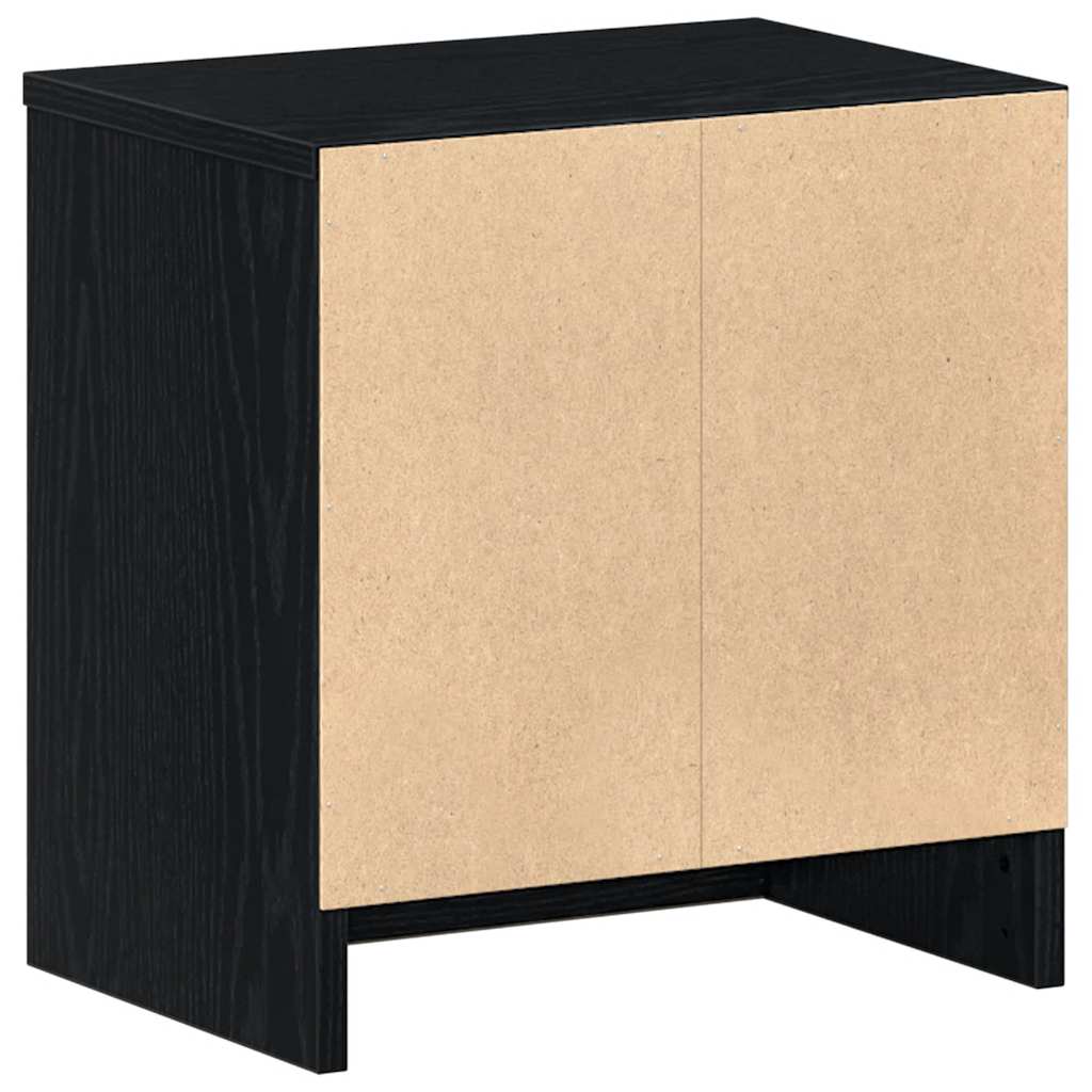 Κομοδίνο με Συρτάρι Μαύρο 39 x 28 x 41 εκ. - Pakobazaar