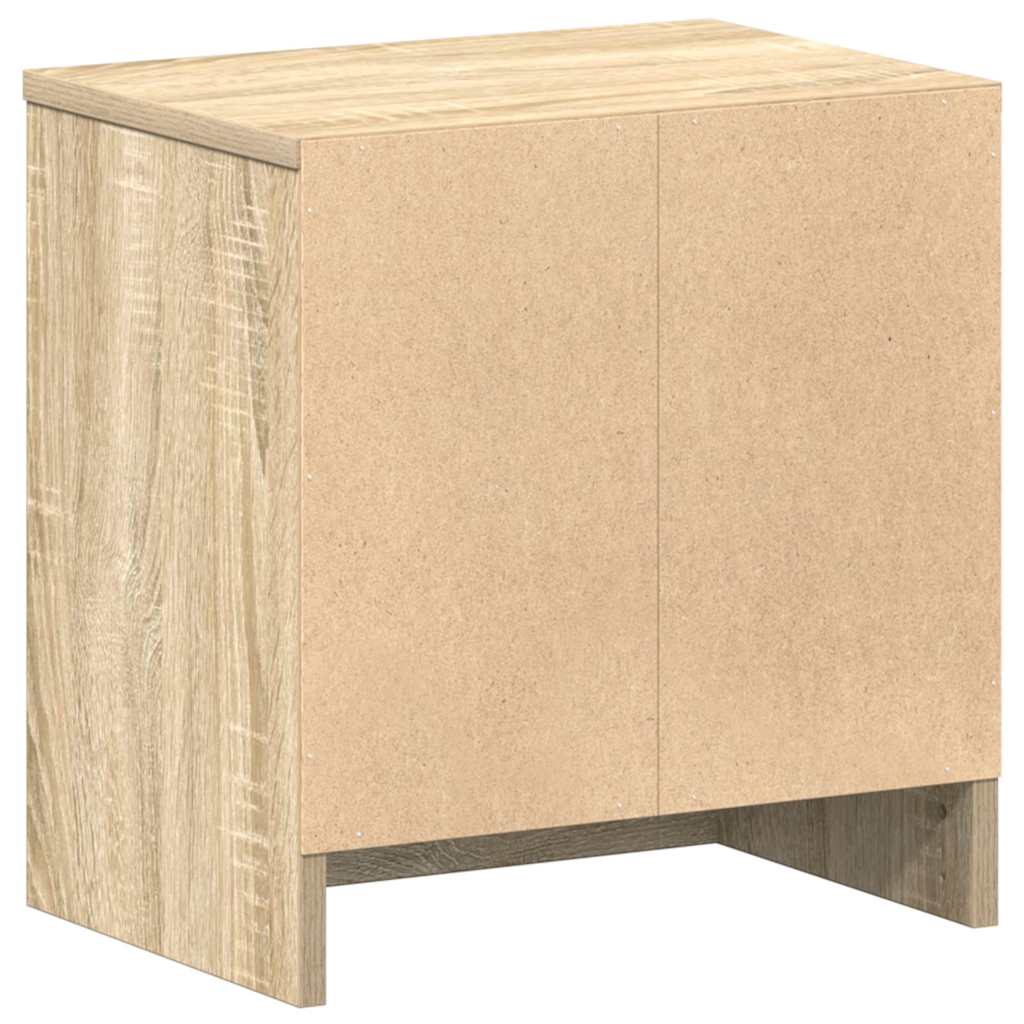 Κομοδίνο με Συρτάρι σε Χρώμα Sonoma Δρυς 39 x 28 x 41 εκ. - Pakobazaar