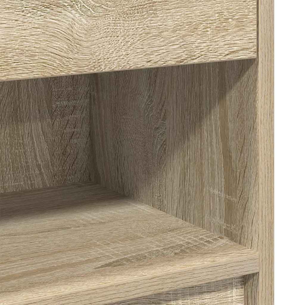 Κομοδίνο με Συρτάρι σε Χρώμα Sonoma Δρυς 39 x 28 x 41 εκ. - Pakobazaar