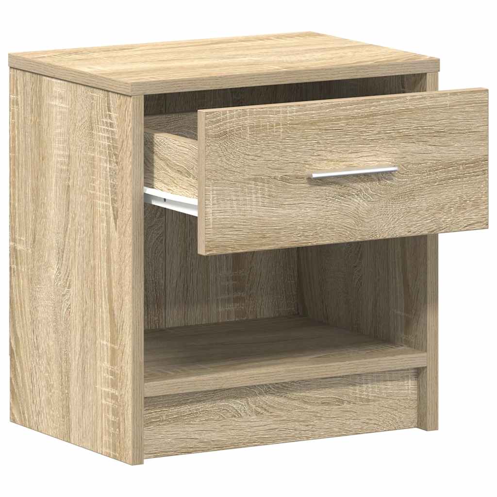 Κομοδίνα 2 τεμ. με Συρτάρι Sonoma Δρυς 39 x 28 x 41 εκ. - Pakobazaar