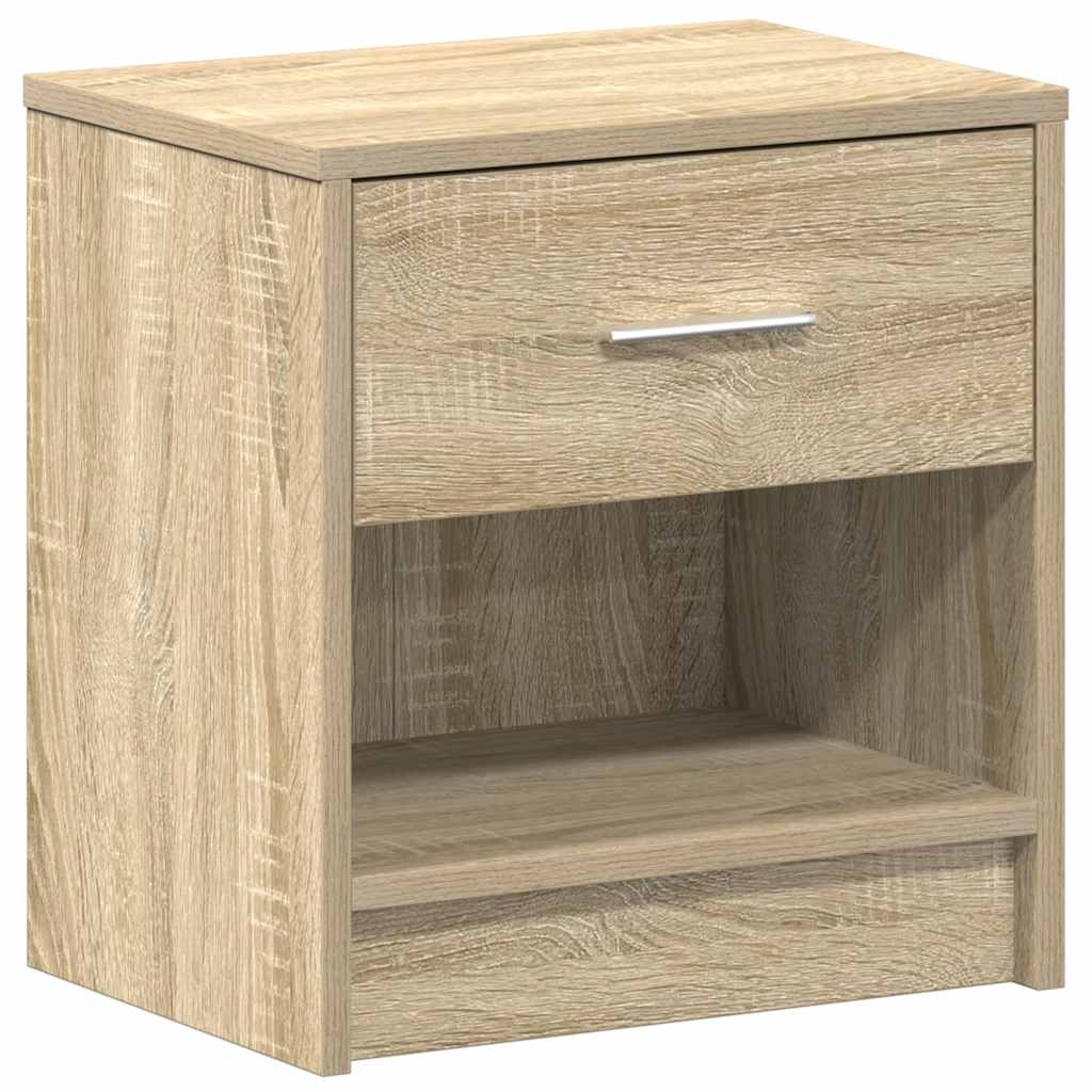 Κομοδίνα 2 τεμ. με Συρτάρι Sonoma Δρυς 39 x 28 x 41 εκ. - Pakobazaar