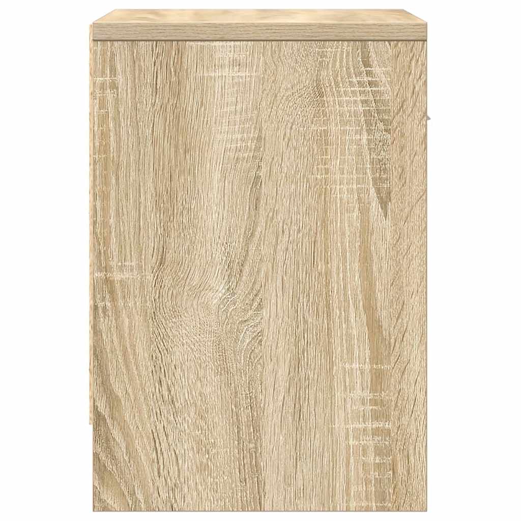 Κομοδίνα 2 τεμ. με Συρτάρι Sonoma Δρυς 39 x 28 x 41 εκ. - Pakobazaar