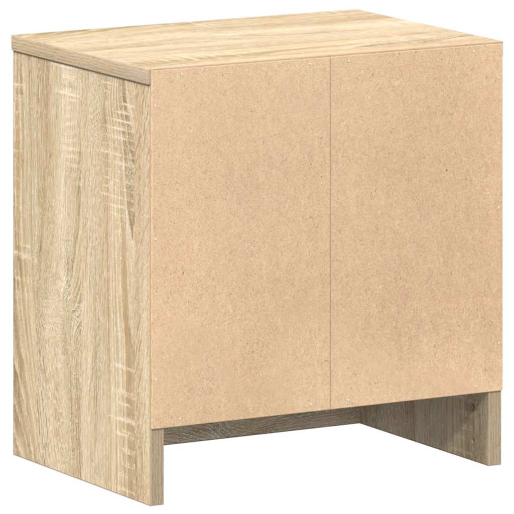 Κομοδίνα 2 τεμ. με Συρτάρι Sonoma Δρυς 39 x 28 x 41 εκ. - Pakobazaar
