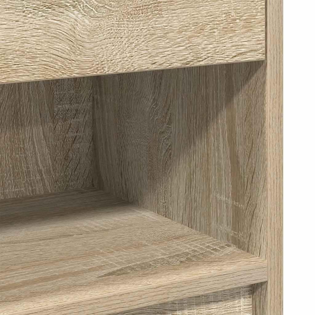 Κομοδίνα 2 τεμ. με Συρτάρι Sonoma Δρυς 39 x 28 x 41 εκ. - Pakobazaar