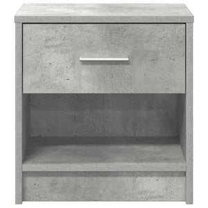 Κομοδίνο με Συρτάρι Γκρι Σκυρόδεμα 39 x 28 x 41 εκ. - Pakobazaar