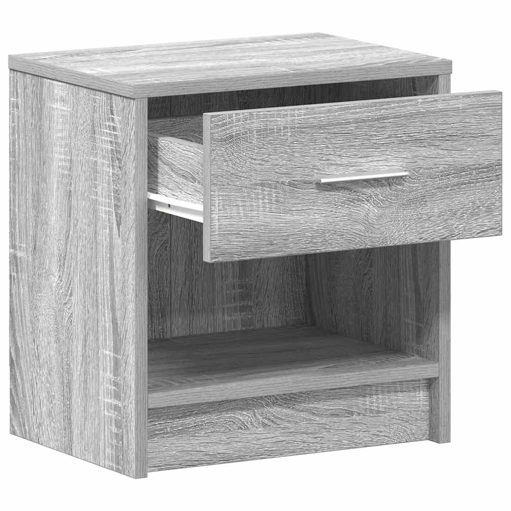 Κομοδίνο με Συρτάρι Γκρι Sonoma 39 x 28 x 41 εκ. - Pakobazaar