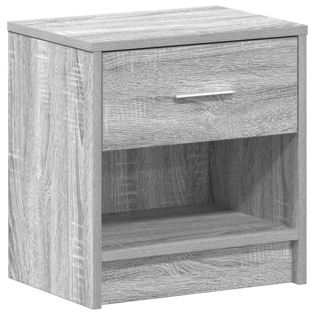 Κομοδίνο με Συρτάρι Γκρι Sonoma 39 x 28 x 41 εκ. - Pakobazaar