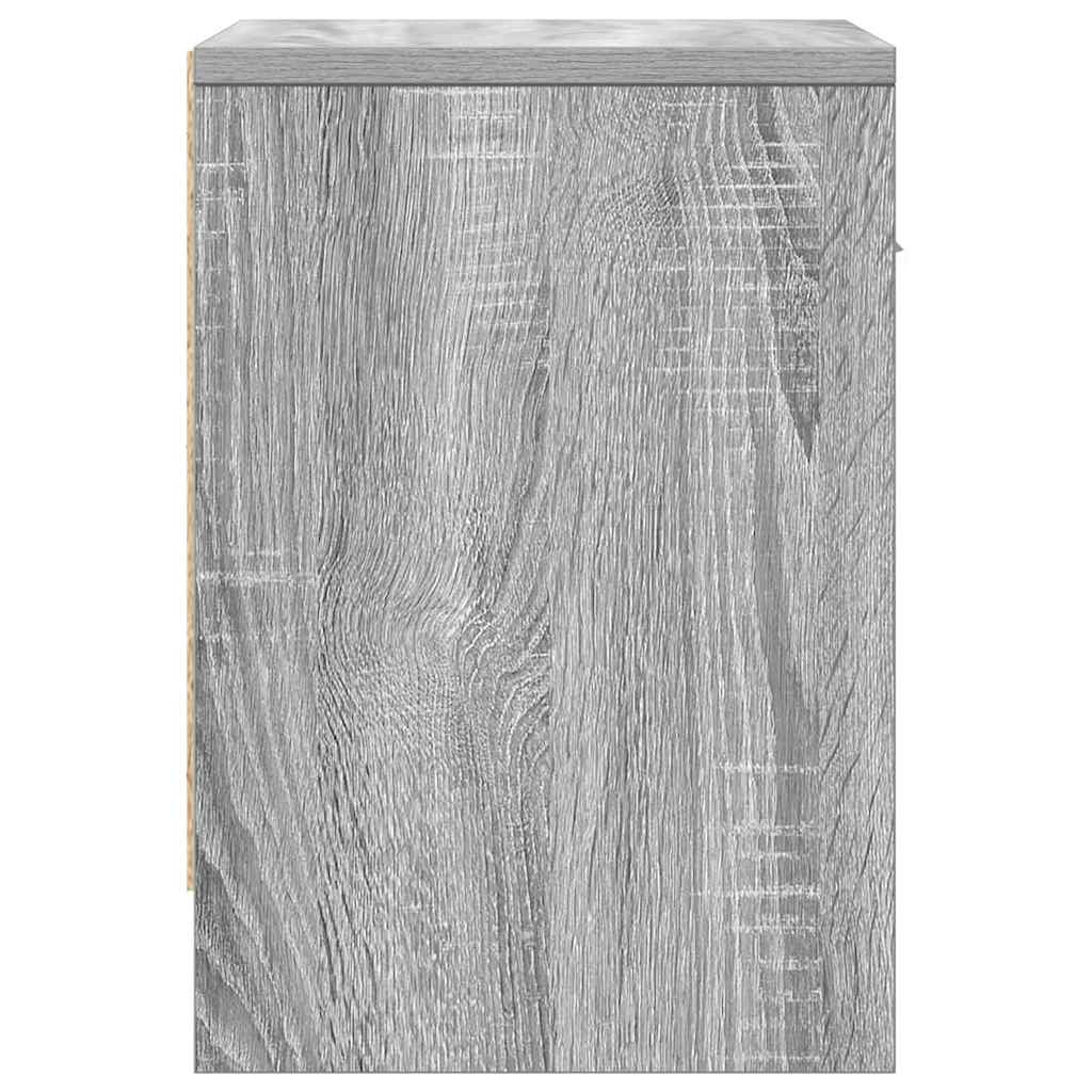 Κομοδίνο με Συρτάρι Γκρι Sonoma 39 x 28 x 41 εκ. - Pakobazaar