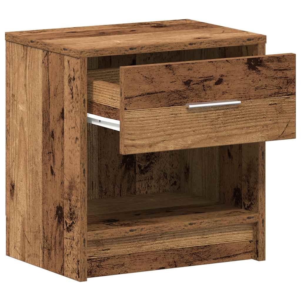 Κομοδίνο με Συρτάρι από Παλιό Ξύλο 39 x 28 x 41 εκ. - Pakobazaar