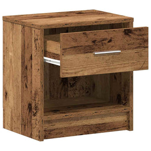 Κομοδίνο με Συρτάρι από Παλιό Ξύλο 39 x 28 x 41 εκ. - Pakobazaar