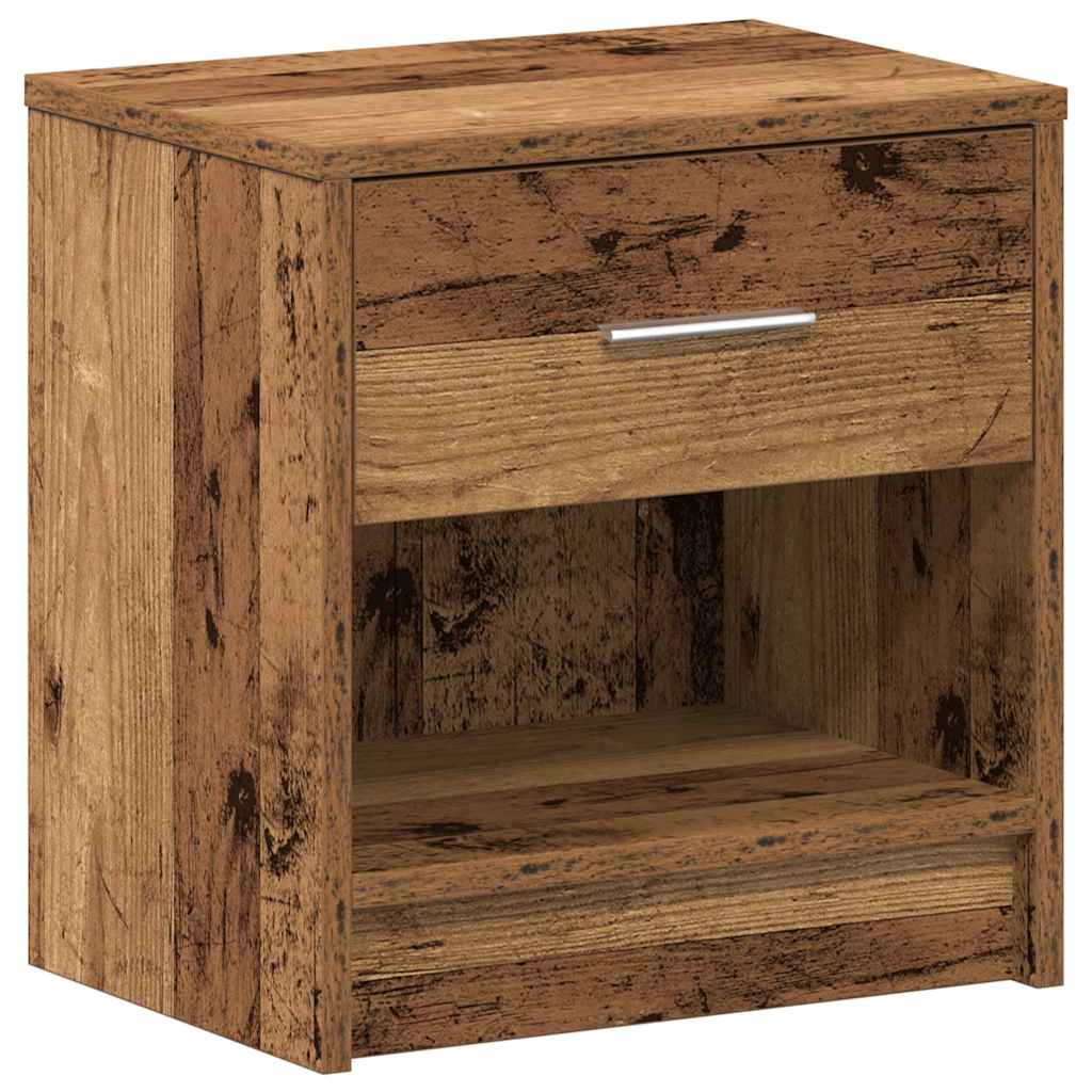 Κομοδίνο με Συρτάρι από Παλιό Ξύλο 39 x 28 x 41 εκ. - Pakobazaar