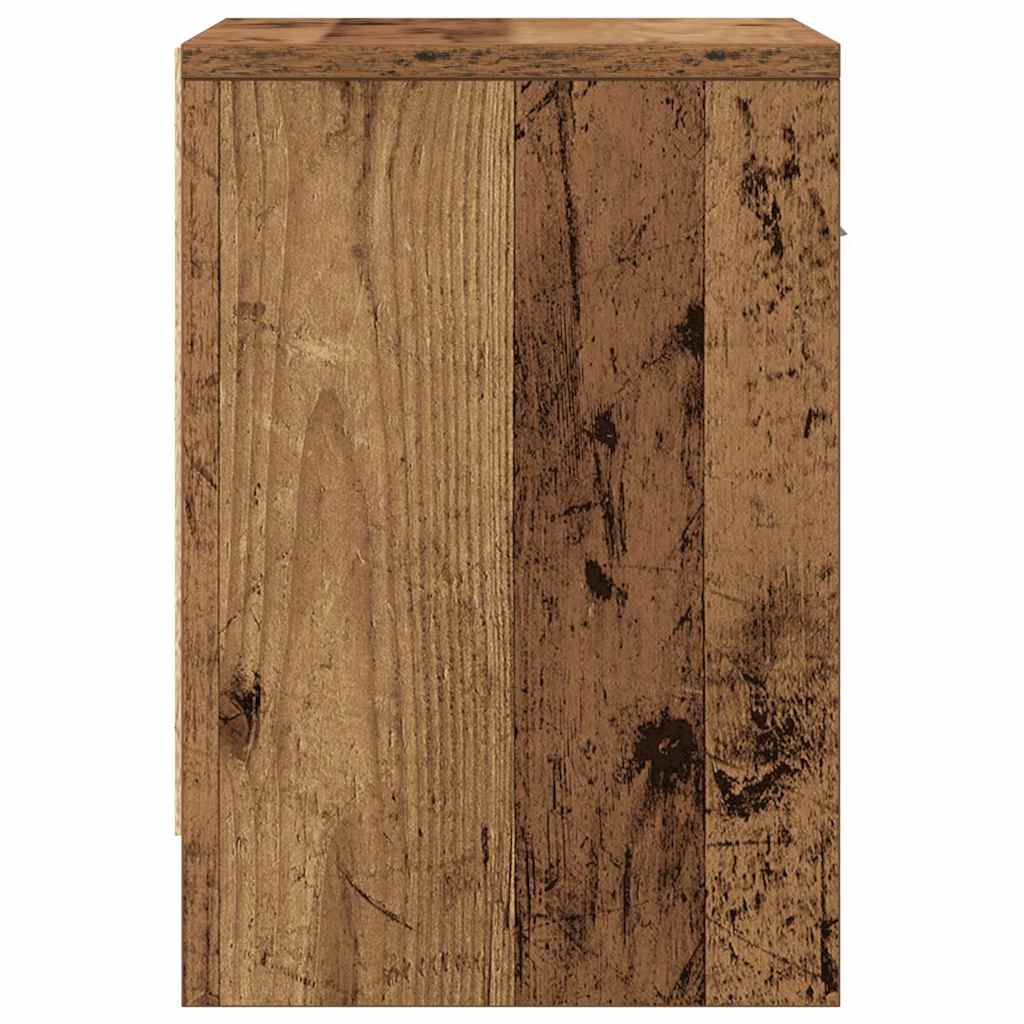 Κομοδίνο με Συρτάρι από Παλιό Ξύλο 39 x 28 x 41 εκ. - Pakobazaar