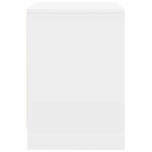 Κομοδίνο με Συρτάρι Λευκό 40x34x50 εκ. - Pakobazaar