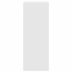 Βιβλιοθήκη στοιβαζόμενη Λευκό 30x30x80 cm Ξύλινη κατασκευή - Pakobazaar