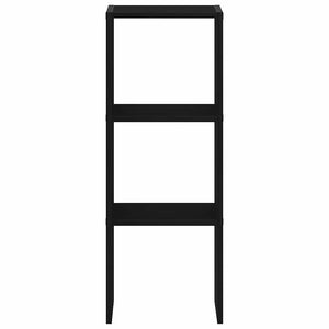 Βιβλιοθήκη στοιβαζόμενη Μαύρη δρυς 30x30x80 cm