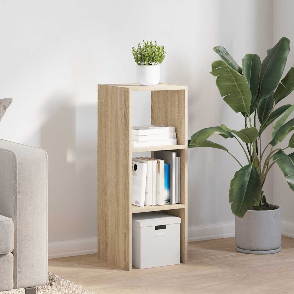 Βιβλιοθήκη Στοιβαζόμενα Sonoma Δρυς 30x30x80 εκ. Επεξ. Ξύλο - Pakobazaar
