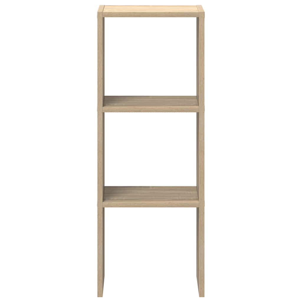 Βιβλιοθήκη Στοιβαζόμενα Sonoma Δρυς 30x30x80 εκ. Επεξ. Ξύλο - Pakobazaar