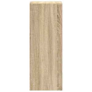 Βιβλιοθήκη Στοιβαζόμενα Sonoma Δρυς 30x30x80 εκ. Επεξ. Ξύλο - Pakobazaar