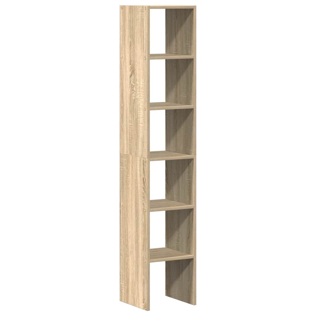 Βιβλιοθήκες 2 τεμ. Στοιβαζόμενα Sonoma Δρυς 30x30x80 εκ.