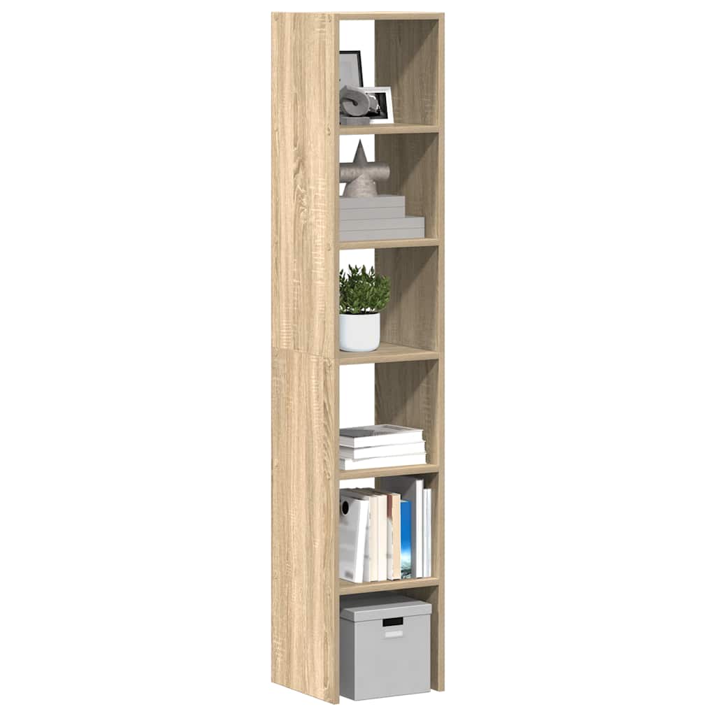 Βιβλιοθήκες 2 τεμ. Στοιβαζόμενα Sonoma Δρυς 30x30x80 εκ.
