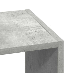 Βιβλιοθήκη Στοιβαζόμενα Γκρι Σκυροδ. 30x30x80 εκ. Επεξ. Ξύλο - Pakobazaar