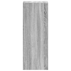 Βιβλιοθήκη Στοιβαζόμενα Γκρι Sonoma 30x30x80 εκ. Επεξ. Ξύλο - Pakobazaar